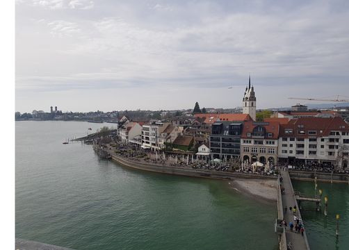 View onto Friedrichshafen