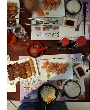 Plates with Sushi #SushiRestaurant #AmazingFood★
