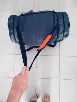 A full sports bag