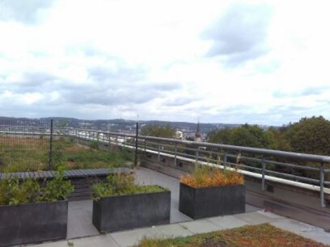 Rooftop view from the university Wuppertal