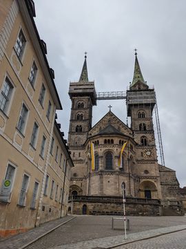 Front view of Bamberg Cathedral
