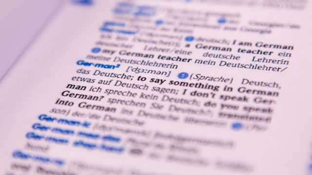 Look in the Duden, a German dictionary