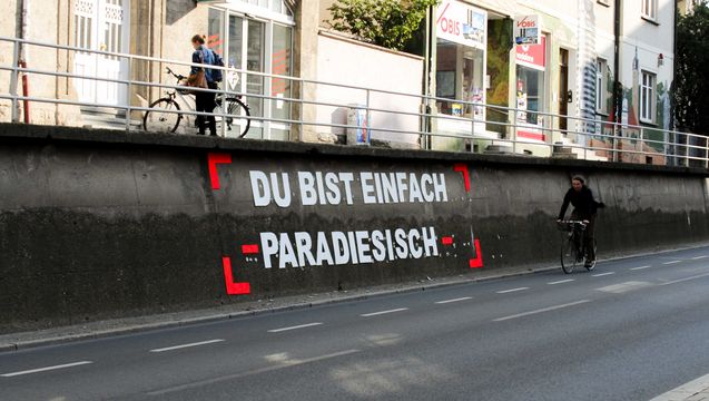 Graffiti an der Straße © Friedrichs/DAAD