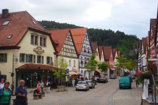 The market place of Pottenstein