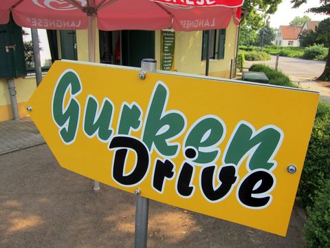 Sign saying "Gurken Drive"