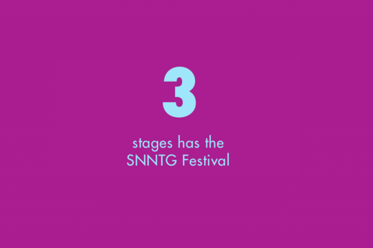 3 stages has the SNNTG-Festival