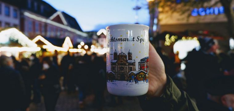 Hot drink at the Christmas market