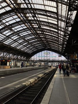 Central station of Cologne.