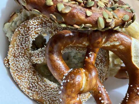Different types of Bretzel in Germany.