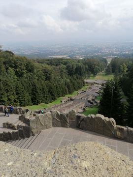 The Kassel-Wilhelmshöhe Waterfall