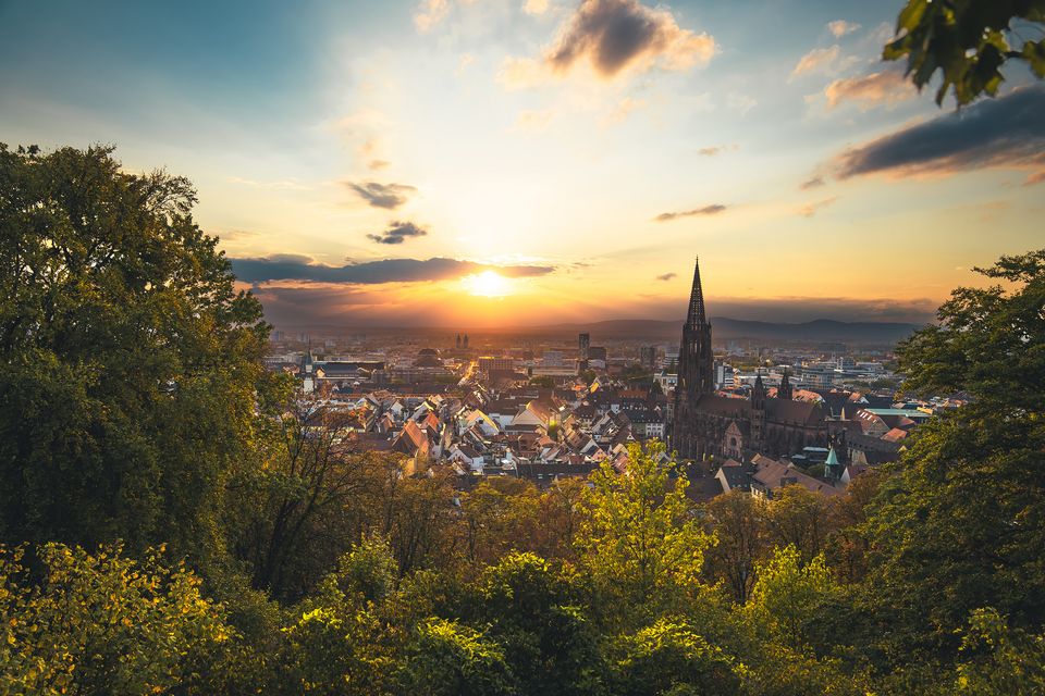 Stadtpanorama von Freiburg