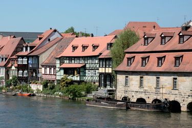 The houses of "Little Venice" offer Bamberg students a historically relaxed setting. © BAMBERG Tourism & Congress Service