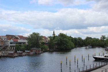 View of the student city of Brandenburg and the Havel River. © Corinna Schlun