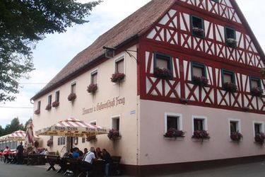 Ein traditionelles Gebäude: eine Brauerei