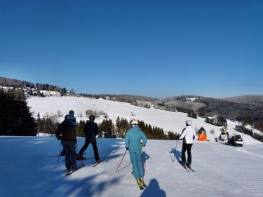 Blick auf das Skigebiet Neuastenberg-Postwiese